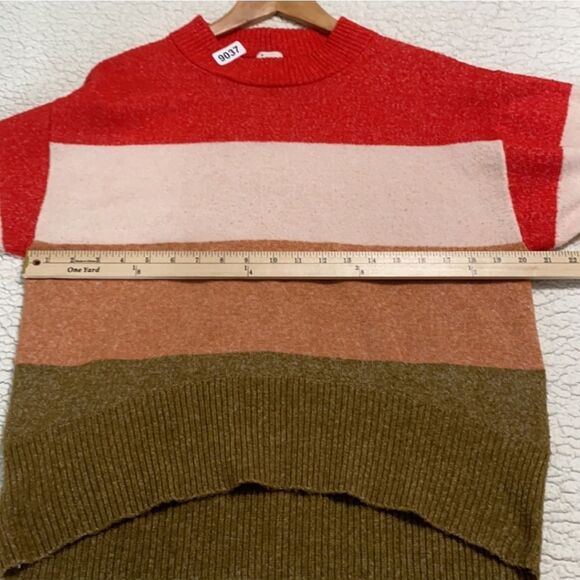 a new day Striped Color Block Sweater Women Size XS - Picture 6 of 9